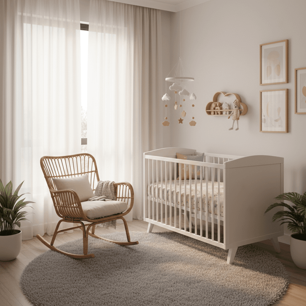 AI nursery design — calming pastel baby room ai decoration app result